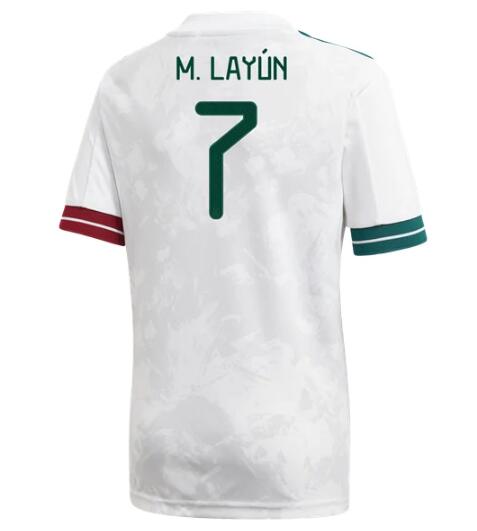 2020 Mexico Away Kit Soccer Jersey #7 Miguel Layun